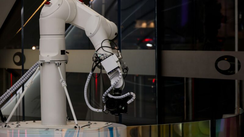 AI-powered construction robots